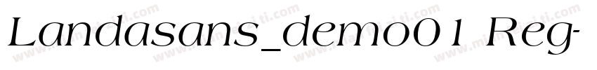 Landasans_demo01 Reg字体转换